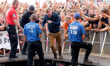 Reading Festival 2012, Ricky Wilson of the Kaiser Chiefs