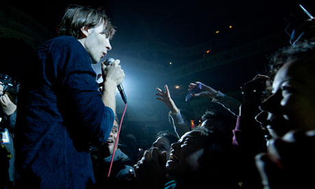 Thomas Mars of Phoenix at the Shepherd's Bush Empire