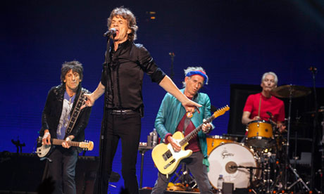 Glastonbury 2013 … the Rolling Stones will headline the Pyramid stage on Saturday night.