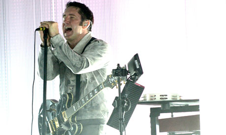 trent reznor at Coachella Music Festival