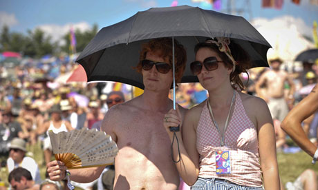 Made in the shade … like 2010, Glastonbury 2013 could be a sunny one.