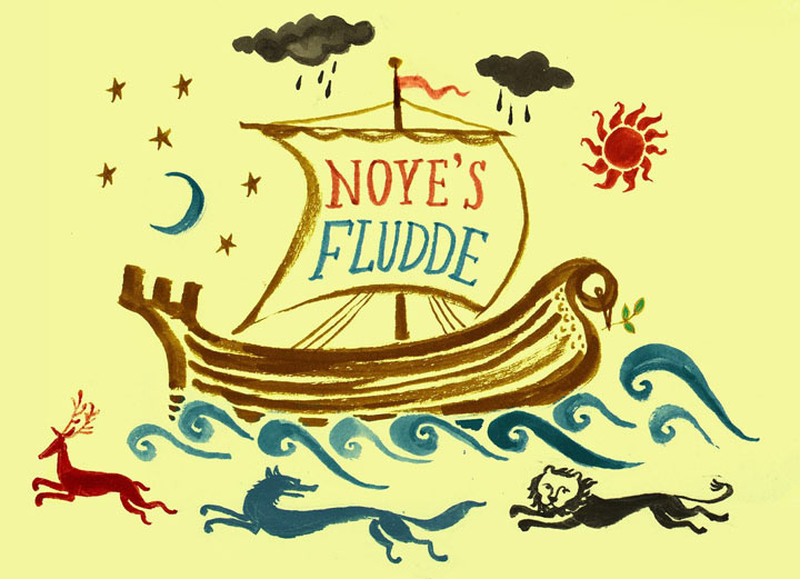 Noye's Fludde designs