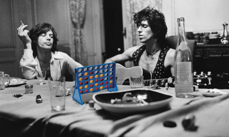 Rolling Stones play Connect 4