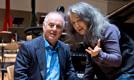 Daniel Barenboim and Martha Argerich