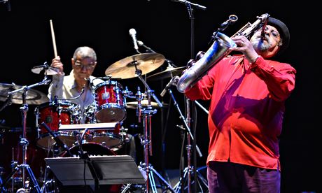 Loose methods and wide references … Jack DeJohnette and Joe Lovano of the Spring Quartet onstage at 