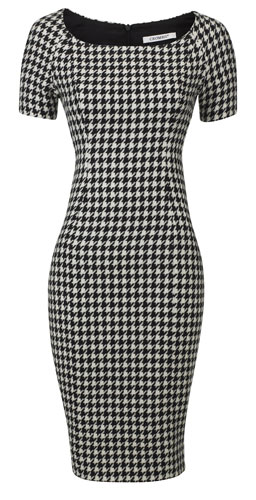 trends: tweed: Dogtooth dress