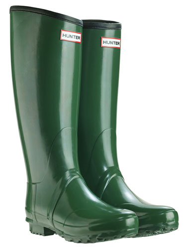 trends: tweed: Hunter wellies