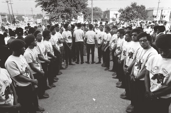 Howard Bingham photos: Black panthers in formation in Oakland, California