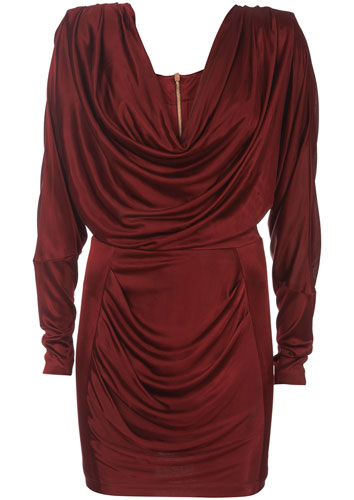 Apple shapes: Topshop drape dress