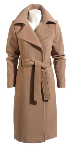 boy shape coats: La Redoute coat