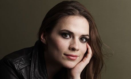 Hayley Atwell photographed in central London for the Observer New Review
