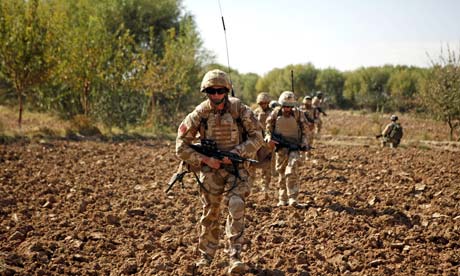 British troops in Helmand Province, Afghanistan