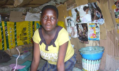 Homeless woman Kudzai Mupereki
