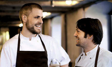 René Redzepi and Sam Miller at Noma