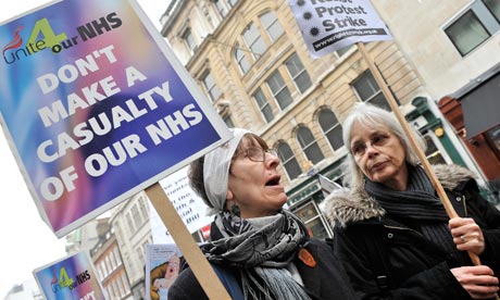 NHS protests