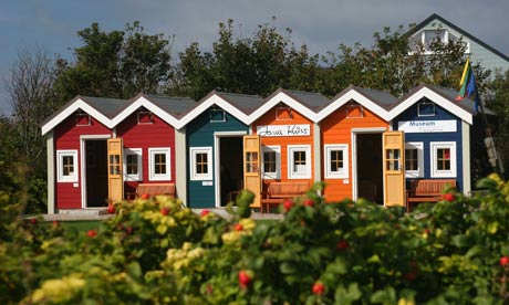 Fisher huts Heligoland