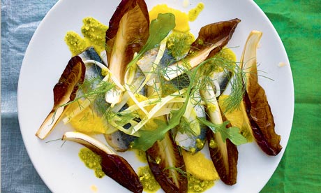 Nathan Outlaw’s salad of cured sardines