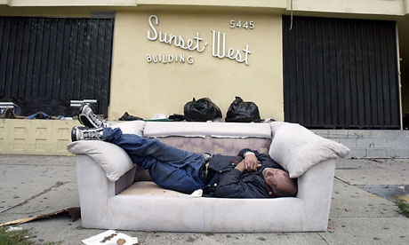 homeless on sunset