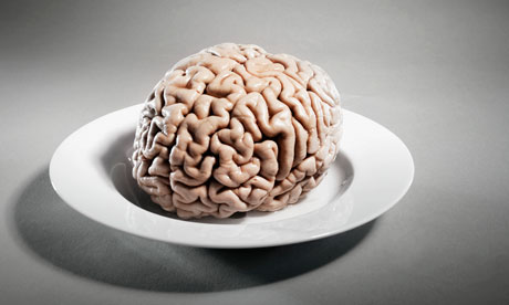 Human Brain on Plate