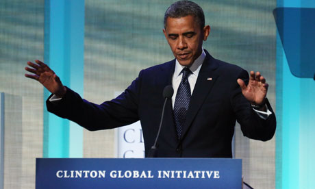 Obama at Clinton Global Initiative