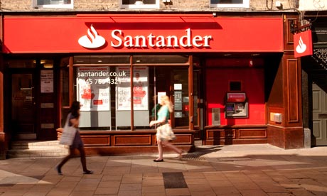 Santander Bank - Cambridge branch, Sidney Street Cambridge UK