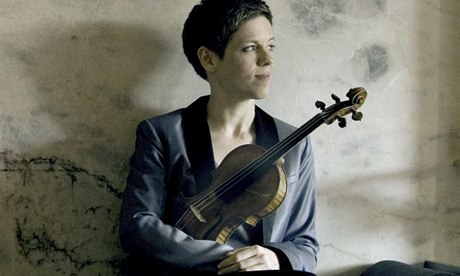 The violinist Isabelle Faust