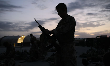 British Paratrooper in Afghanistan