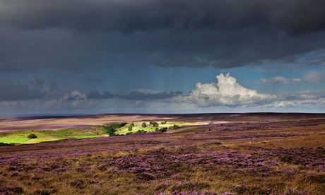 Danby Beacon, North York Moors, storm approaching