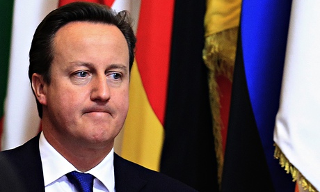 David Cameron wants Britain to stay in the EU, but can't say it yet.