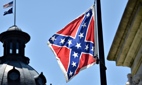 The Confederate flag at the state congress building in Columbia, South Carolina.
