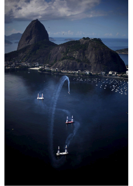 Pilots competiting the the Brazil leg of the Red World Air Race World Serie