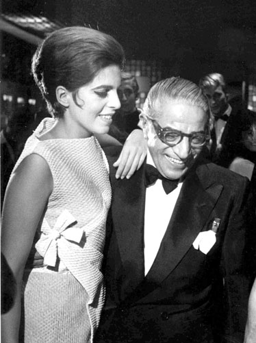 Marina Cicogna photos: Christina and Aristotle Onassis in Venice by Marina Cicogna