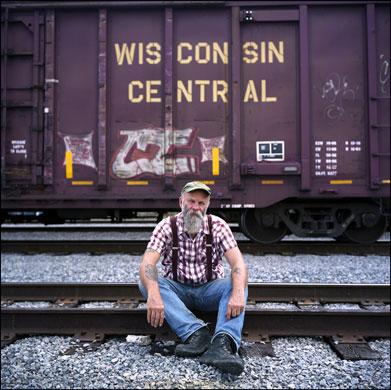 OMM portraits: OMM portrait of Seasick Steve by Steve Pyke