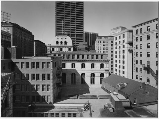 New Topographics: Buildings On Tremont Street, Boston, 1975 by Nicholas Nixon