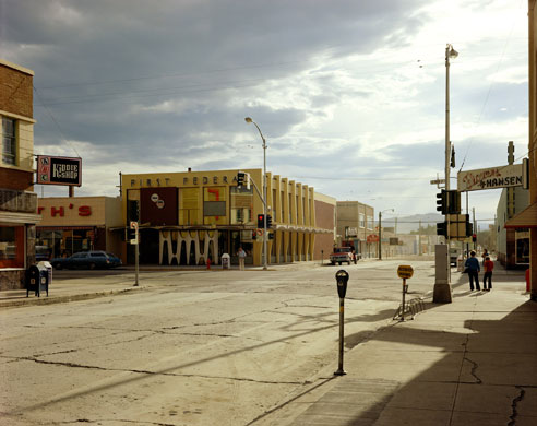 New Topographics: 2nd Street East And South Main Street, Kalispell, Montana by Stephen Shore