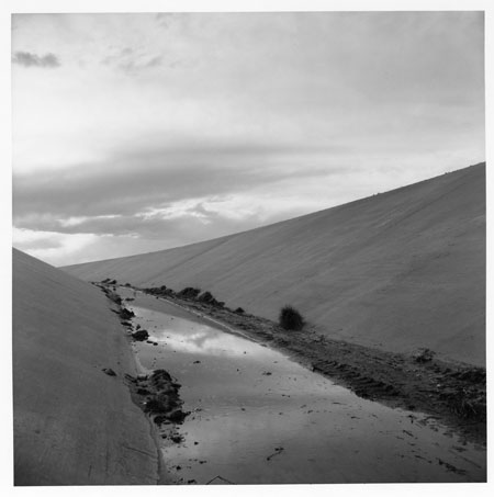 New Topographics: Irrigation Canal, Albuquerque, New Mexico, 1974 by Frank Gohlke