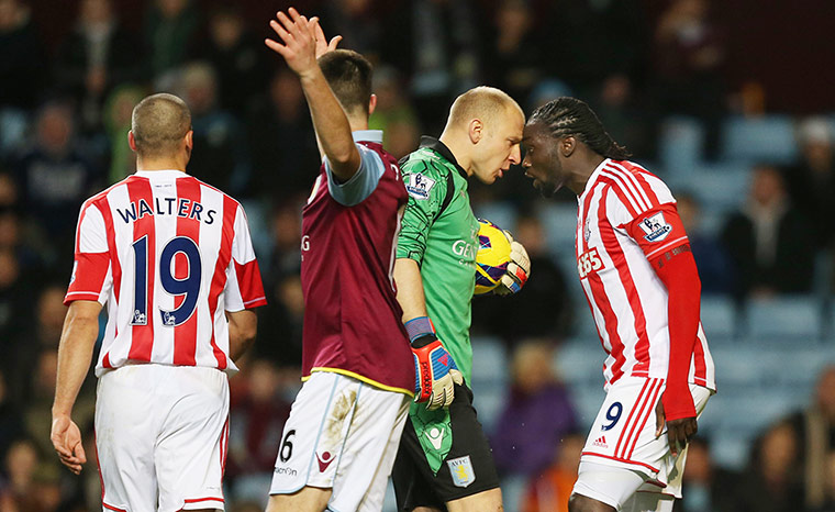 Premier League: pictures: Aston Villa v Stoke City - Barclays Premier League
