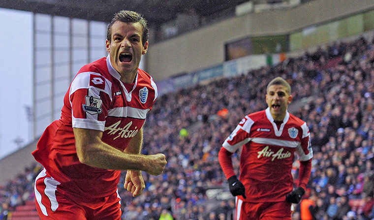Premier League: pictures: Barclays Premier League - Wigan Athletic v Queens Park Rangers - DW Stadium