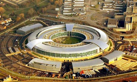 Aerial view of GCHQ, Cheltenham