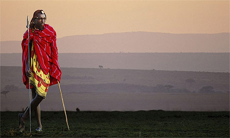 Kenya Maasai herdsman