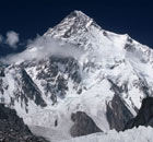 The peak of K2 mountain