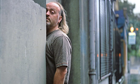 Bill Bailey outside rehearsal studios