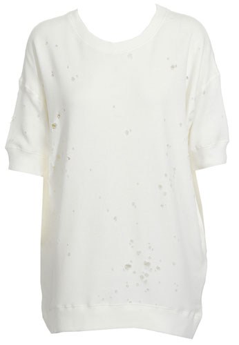 Trends: New slouch: Threadbare T-shirt