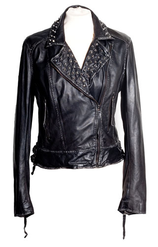 Key trends: Rock: Leather jacket