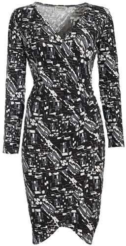 Trends: statement dress: Brush print dress