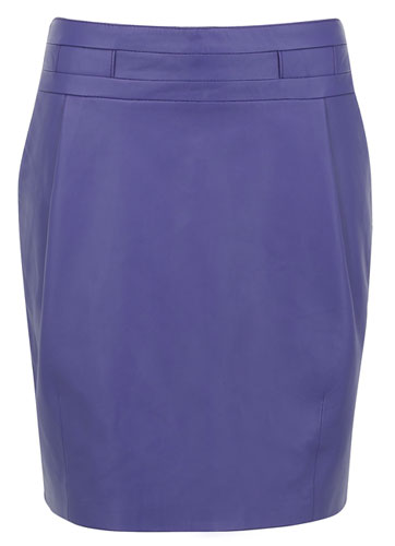 Key trends: Leather: M&S Skirt
