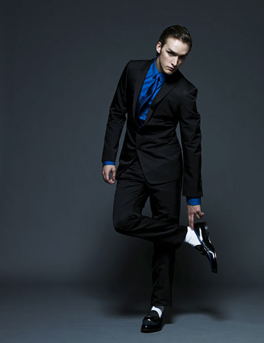 In Pictures: Slick: Model wearing Gucci outfit