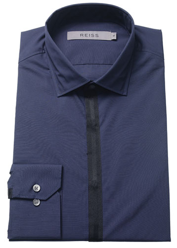 In Pictures: Slick: Contrast trim shirt