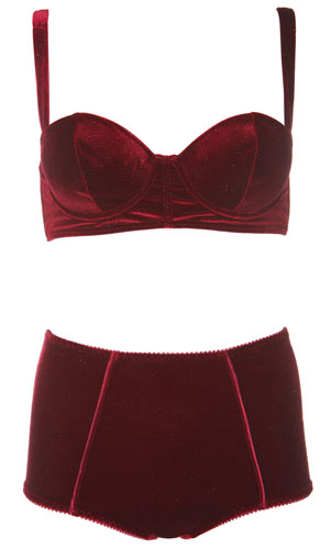 Key Trends Velvet: Velvet Underwear