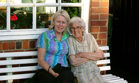 Sue Steward and her mother Jean